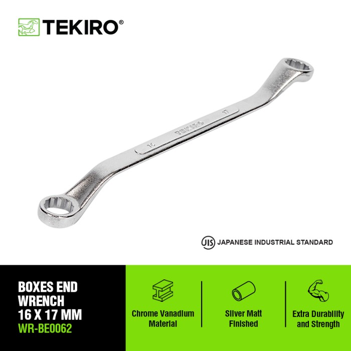 TEKIRO KUNCI RING 16 X 17 MM /KUNCI RING / TOOLS - ALAT PERKAKAS