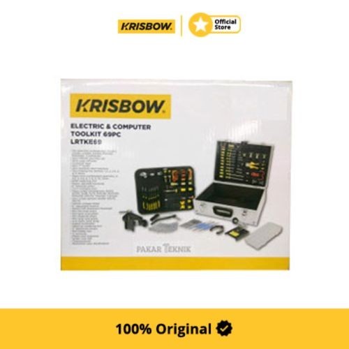 Krisbow Set Electric & Computer Toolkit 69 Pcs Lrtke69