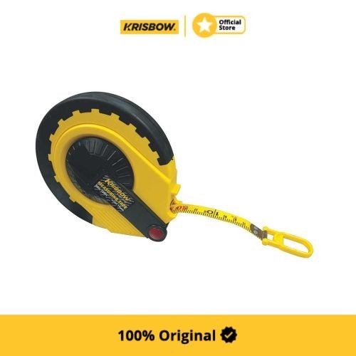 Krisbow Measuring Tape Meteran Fiberglass 20M Lrmtf2