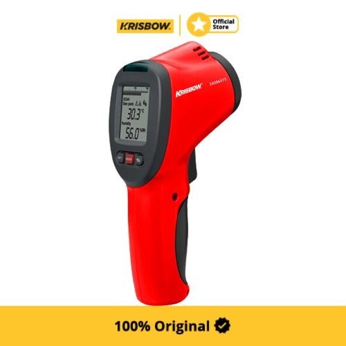 krisbow termometer infra red dengan dew point -50-400c