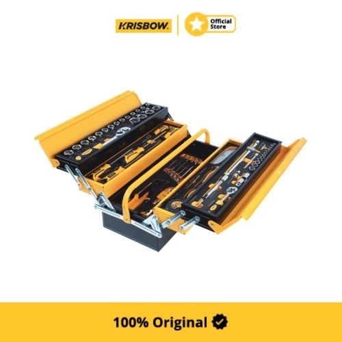 Krisbow Set 86 Pcs Perkakas Mekanik Dengan Kotak Penyimpan Lrshs1