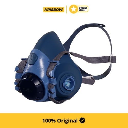 krisbow masker half mask twin cartridge hm-7500 tw