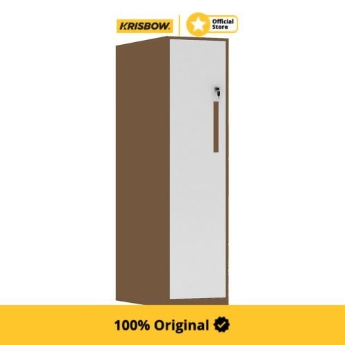 Krisbow Cabinet Loker 1 Pintu - Cokelat 60X30X109.1 Cm
