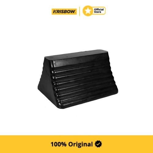 Krisbow Wheel Chock Penahan Ban 25X20X15 Cm - Hitam