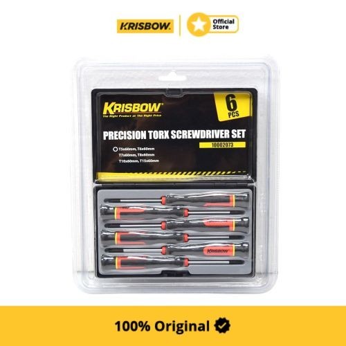 Krisbow Set Obeng Presisi Torx 6 Pcs
