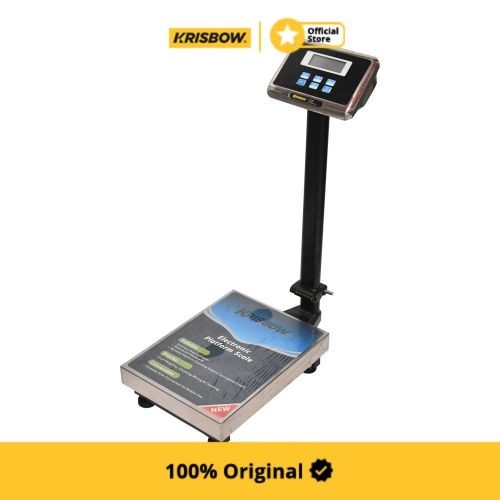 Krisbow Platform Scale Timbangan Barang Digital Tera 60 Kg