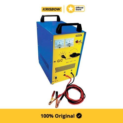 Krisbow Battery Charger Aki Mobil 50A 12V/24V Erbc50