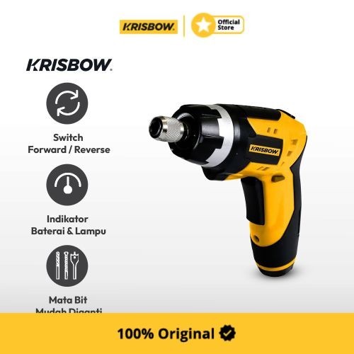Krisbow Screwdriver Obeng Nirkabel Bmc 3.6V Ircs362