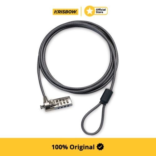 Krisbow Laptop Lock Gembok Laptop 4 Kombinasi Angka