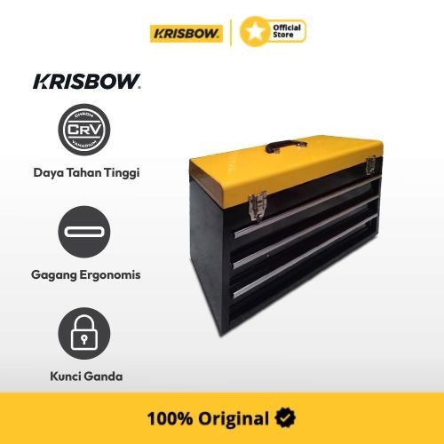 Krisbow Set Tools Perkakas Mekanik Pro 445 Pcs Lrtkm445