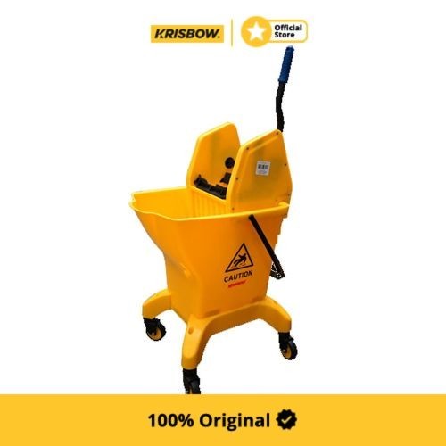 Krisbow Bucket Wringer Ember Pel Peras 28 Ltr - Kuning