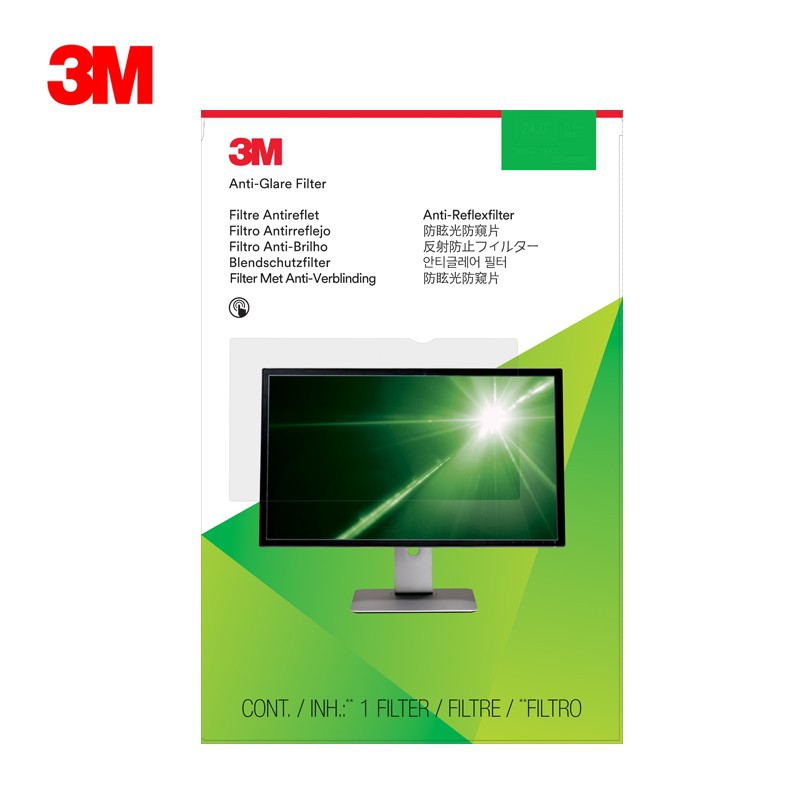 3M Anti-Glare Filter for LCD Widescreen Monitor 22