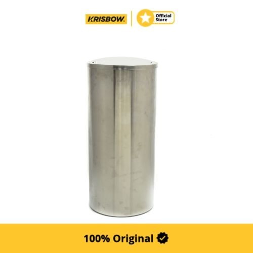 Krisbow Waste Bin Tempat Sampah Stainless 40 Ltr
