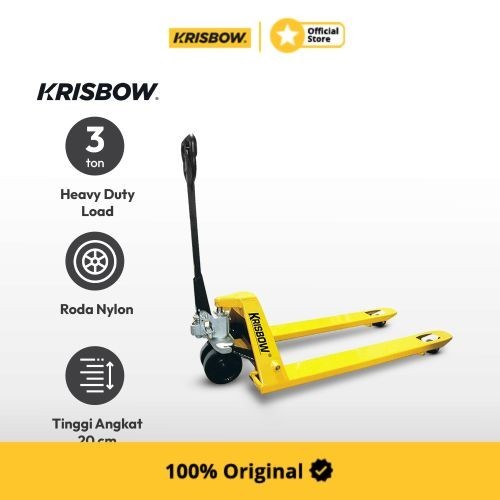 Krisbow Hand Pallet Pu 68,5X122 Cm 3 Ton