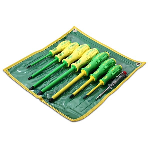 TEKIRO SET OBENG LISTRIK 7 PCS /OBENG SET LISTRIK