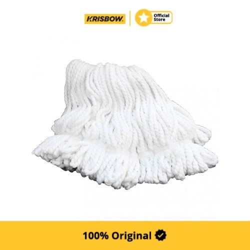 Krisbow Refill Kain Pel Looped End Wax Mop Head - Putih
