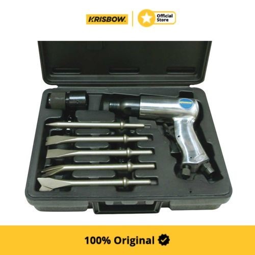 Krisbow Set Bor Listrik Air Chipping Hammer 3000 Bpm Dpchp01