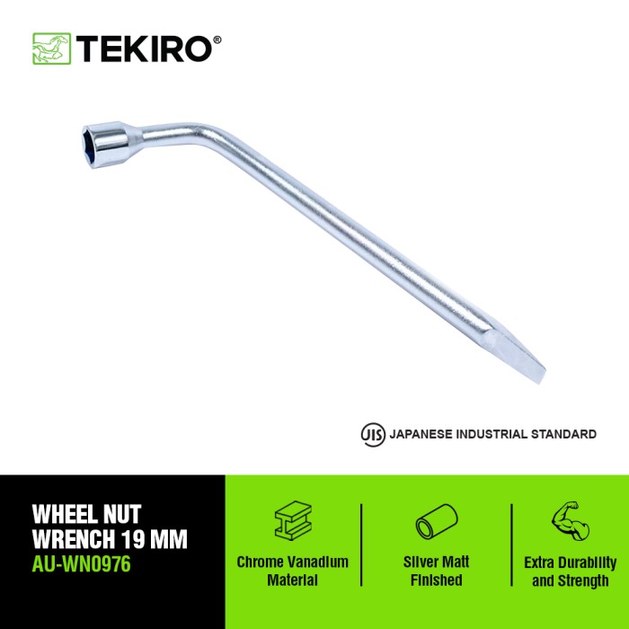 TEKIRO WHEEL NUT WRENCH 19 MM / KUNCI RODA L / TOOLS - ALAT PERKAKAS