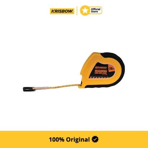 krisbow measuring long tape 20m steel