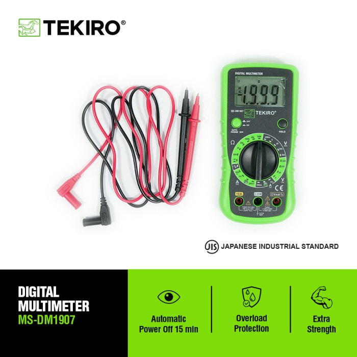 TEKIRO DIGITAL MULTIMETER / MULTI TESTER / AVO METER DIGITAL
