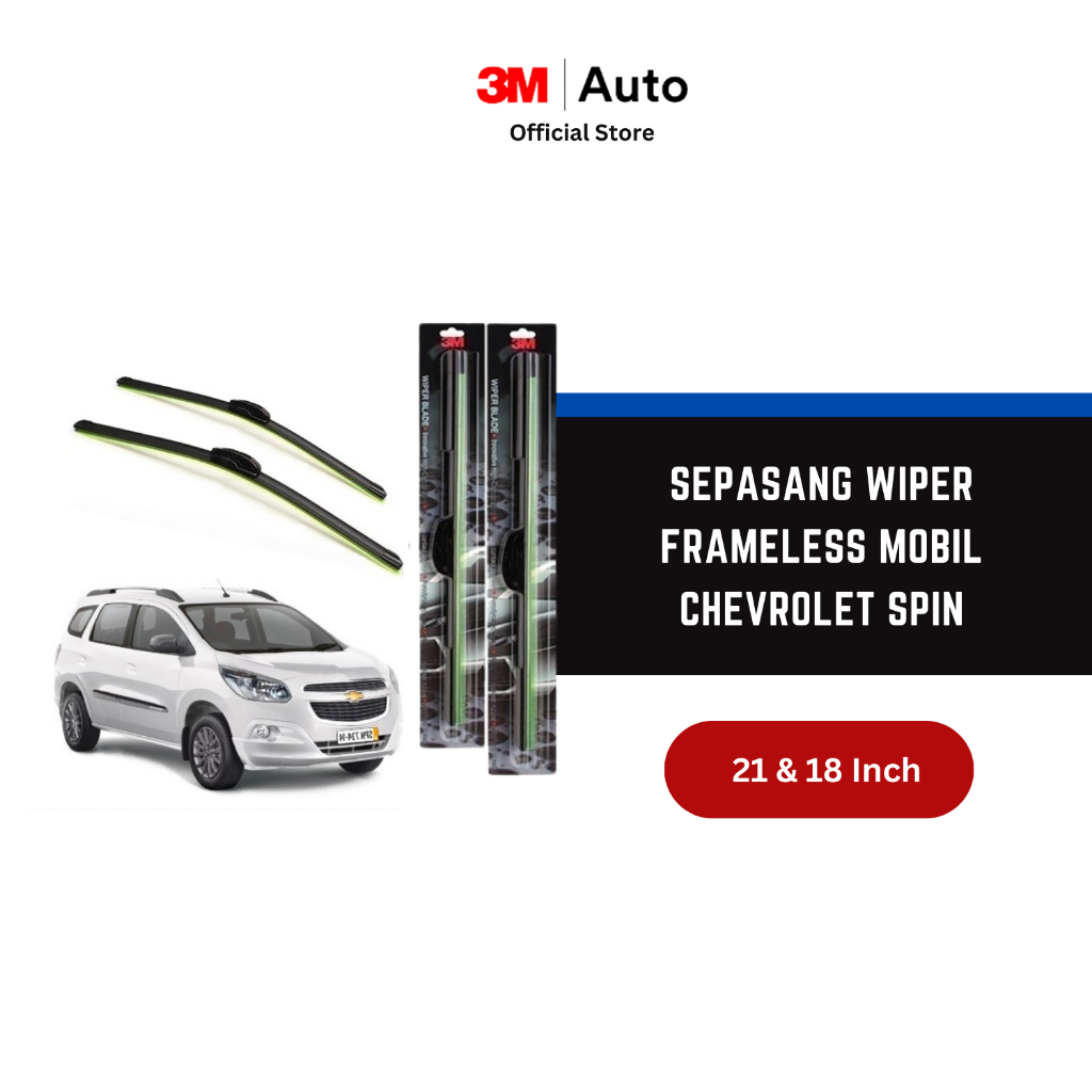 3M Wiper Frameless Mobil Chevrolet Spin - 21 dan 1