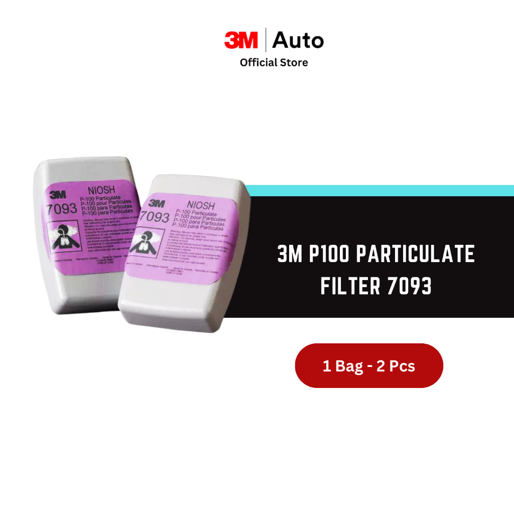3M™ P100 Particulate Filter 7093 - 2 Each/Set