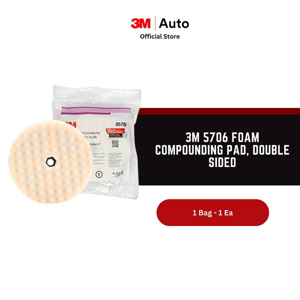 3M™ Perfect-it™ 5706 Foam Compounding Pad Double S